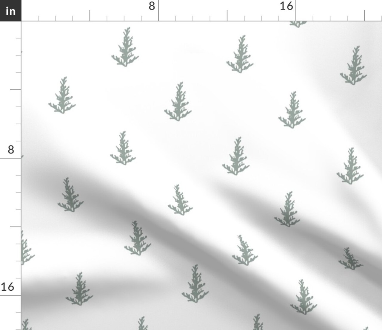 Pine Tree Nature Rustic Woodland Woods Boho Neutral Minimal Cabin Forest Custom Printed Fabric by Spoonflower Various Fabrics by the Yard or Fat Quarter